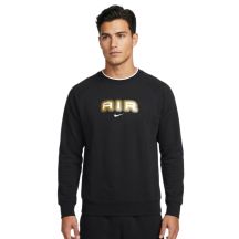 Nike Air Men's Fleece Crew-Neck Black Sweatshirt - HM0177-010