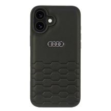 Audi Synthetic Leather iPhone 16 Plus 6.7" black/black hardcase AU-TPUPCIP16M-GT/D2-BK