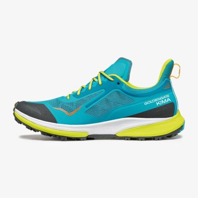 2. Scarpa Golden Gate Kima Rt trail shoes - lake blue/lime