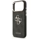 6. Guess 4G Big 4G Classic Logo Case for iPhone 17 Pro Max - Black and Gold