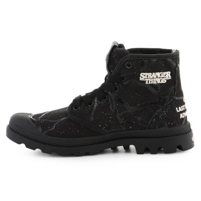 4. Palladium Stranger Things Pampa Hi Tunnels 94626-008-M Black