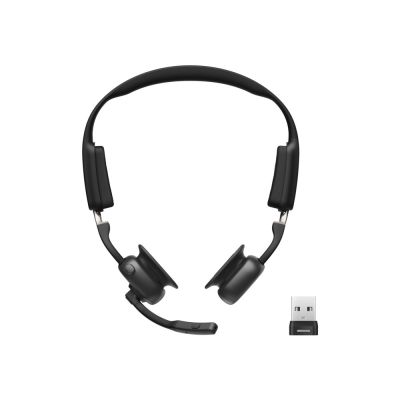 11. SHOKZ C610-AA-BK Headphones/Headset Wireless On-Ear Office/Call Center USB Type-A Bluetooth Black