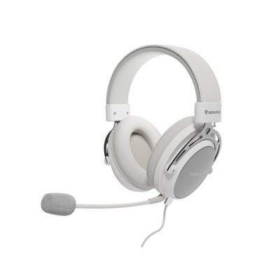 9. GENESIS Toron 301 Wired Headband Gaming Headset White