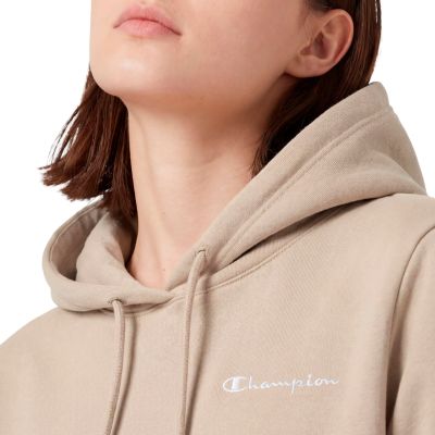 4. Champion Women's Hoodie Sweatshirt Beige 118404 MS041