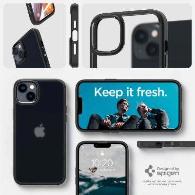 10. Spigen Ultra Hybrid iPhone 14 Plus Case - Matte Black