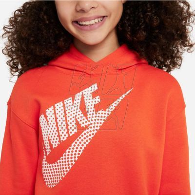 4. Sweatshirt Nike NSW OS PO Hoodie Jr DZ4620-633