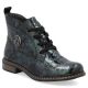 12. Women’s green patent croc ankle boots Rieker 71205-90