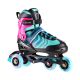 7. NH18192A 4in1 BLACK-PURPLE SIZE M(34-38) ROLLER SKATES WITH HOCKEY SLEEVE NILS EXTREME