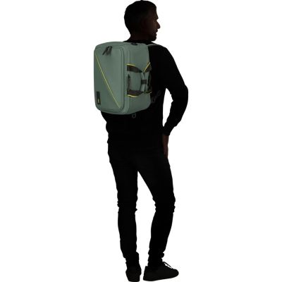 7. American Tourister Take2cabin Green Boy Girl Shoulder Bag