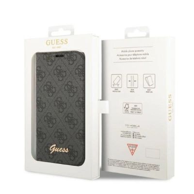 7. Guess GUBKP14SHG4SHK iPhone 14 6.1 "black / black book 4G Vintage Gold Logo