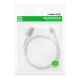 12. Ugreen US288 60132 USB-A / USB-C QC 3.0 3A Cable 1.5m - White