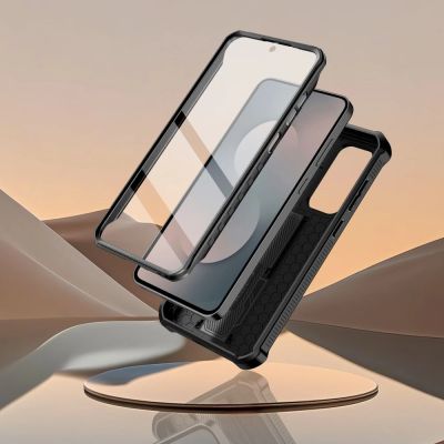 4. Tech-Protect Kevlar Cam+ Case for Samsung Galaxy S25 FE - Black