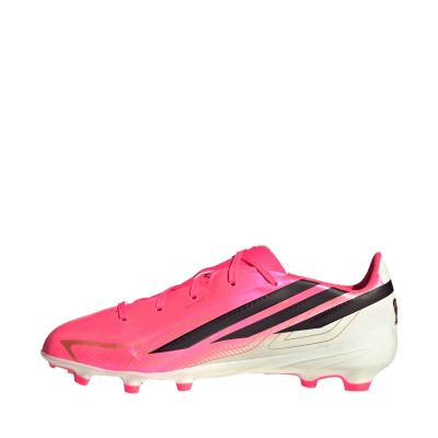 5. Adidas F50 Hyperfast League FG kids' soccer shoes pink HQ5161