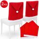 CHAIR COVER 48X60CM RED 2PCS