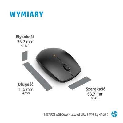 16. HP Wireless Mouse and Keyboard Set 230