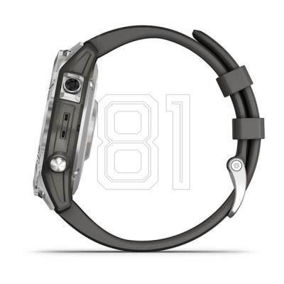 8. Garmin Fenix 7 Standard Edition (47 mm) Silver / Graphite Band watch