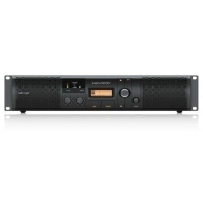 5. Behringer NX6000D audio amplifier 2.0 ch.