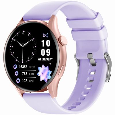 5. Smartwatch Gravity Rose Gold Strap + Bracelet GT11-7