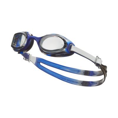 2. Nike Junior Swimming Goggles White and Blue NESSC167-965 OS