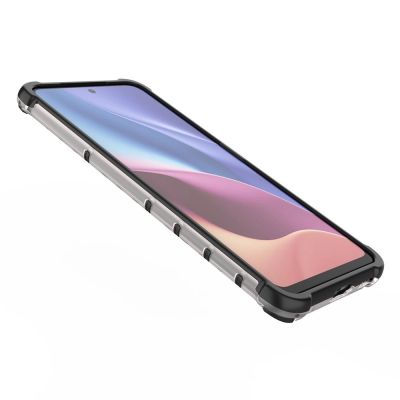 9. Honeycomb Case armor cover with TPU Bumper for Xiaomi Redmi K40 Pro+ / K40 Pro / K40 / Poco F3 transparent