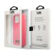 8. Karl Lagerfeld Silicone Plaque Case for iPhone 13 Pro Max - Fuchsia