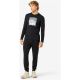 Men's long-sleeve shirt SUPER.NATURAL M LITHOGRAPHY MOUNTAIN LS black