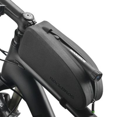 4. Rockbros AS-019-1 Waterproof Bicycle Frame Bag 1.6L - Black