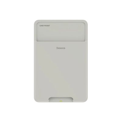3. Baseus self-adhesive card case for phone documents gray (ACKD-B0G)