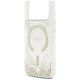 6. Guess Resin Bottom Glitter MagSafe Case for iPhone 18 Pro / 17 Pro - Gold