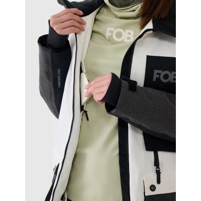3. Women's 10000 membrane snowboard jacket 4F 4FWAW24TTJAF587-11S
