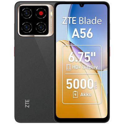 16. ZTE Blade A56 4/128GB Celestial Black smartphone