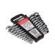 AW Open-end wrench with articulated ratchet, set of 12 pieces 8-19 mm