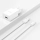 4. Dudao A4EU USB-A 2.1A wall charger - white + USB-A - micro USB cable