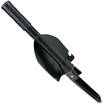 2. SHOVEL PICKAXE SURVIVAL FOLDING SHOVEL IN A 4-IN-1 CASE