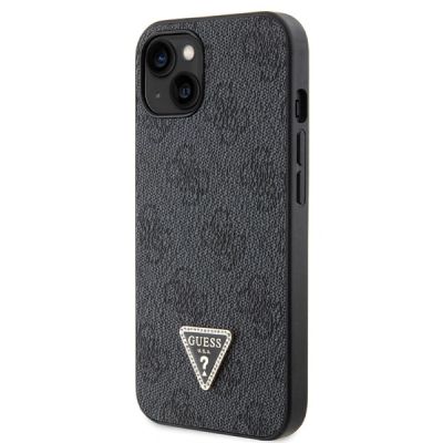 2. Guess Crossbody 4G Metal Logo Case for iPhone 13/14/15 - Black