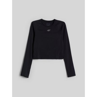 9. Women's training longsleeve slim quick-drying 4F 4FWAW26TFLOF595-20S