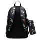 2. Air Jordan sports school backpack plus pencil case black - 9B0503-F69