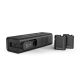 Sennheiser PROFILE WIRELESS 2-CHANNEL SET - 2-channel 2.4 GHz receiver, 2 clip-on microphones, accessories, charging case, pouch