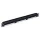 Q-LANTEC Patch panel UTP cat.6, 24 ports LSA connectors 1U