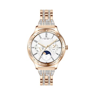 8. VELTORI VT350-1 Women's Smartwatch Rose Gold Bracelet