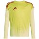 11. adidas Tiro 25 Competition Long Sleeve Kids' Goalkeeper Jersey Yellow and Red KJN2020