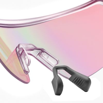 5. Rockbros Cycling Glasses Photochromic, with UV Protection and Corrective Insert, Clear - Purple