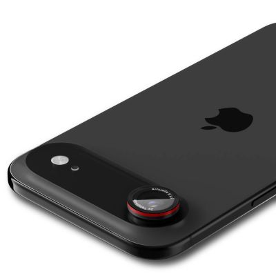 4. Spigen Optik Pro L-Series 2-pack iPhone Air Lens Glass - Black and Red