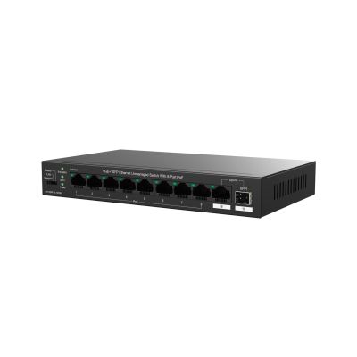 4. Tenda TEG1110PF-8-120W Network Link Unmanaged Gigabit Ethernet (10/100/1000) PoE Support Black