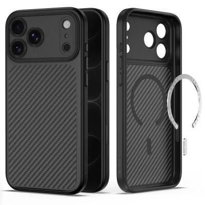 2. Tech-Protect MagCam MagSafe Carbon Case for iPhone 18 Pro / 17 Pro - Black