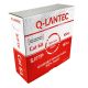 Q-LANTEC S/FTP cat.6A network cable, twisted pair, LSOH, Dca 4x2x23 AWG, 10Gb/s, gray, 100m (KIS6ALSOH100DQ)