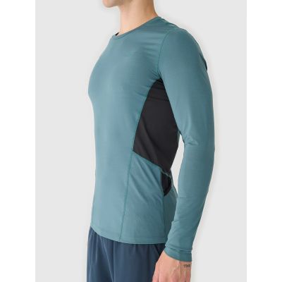 7. Men's quick-drying running longsleeve 4F 4FWAW24TFLOM252-40S
