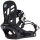 4. K2 YOU+H Black Junior Snowboard Bindings
