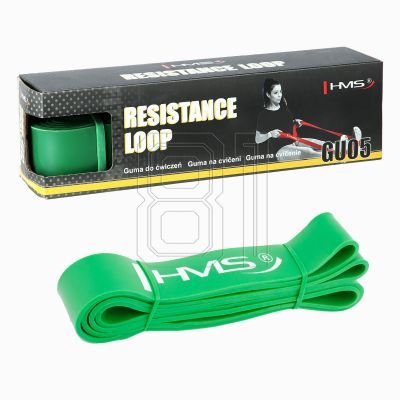 37. HMS GREEN GU05 exercise rubber 45x4.5x2080 mm