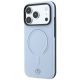 2. Mercedes Leather 3D MagSafe Case for iPhone 18 Pro / 17 Pro - Blue